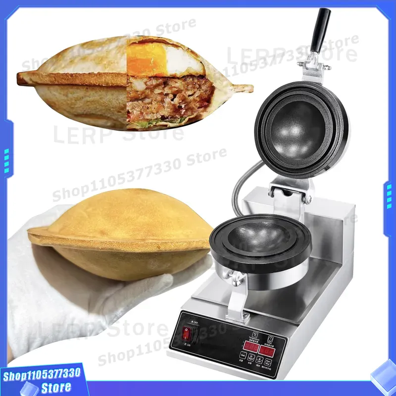 Waffle Cone Maker - Commercial Waffle Iron Hot Press Machine