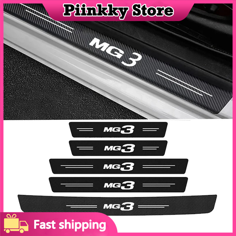 for MG 3 MG3 Logo Car Door Sil - Crepe Pan Carbon ulasan dan harga