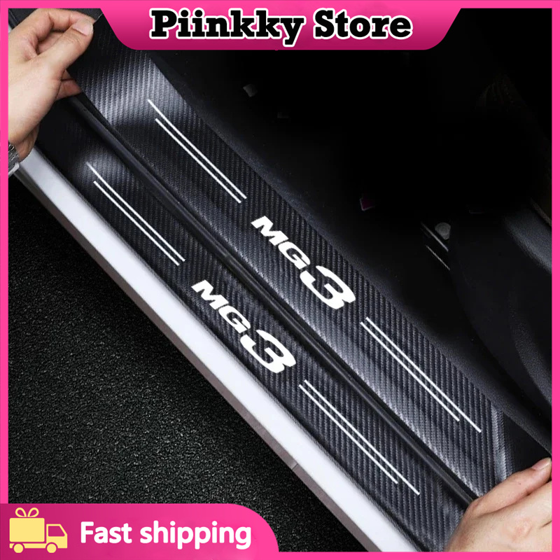 for MG 3 MG3 Logo Car Door Sil - Crepe Pan Carbon ulasan dan harga