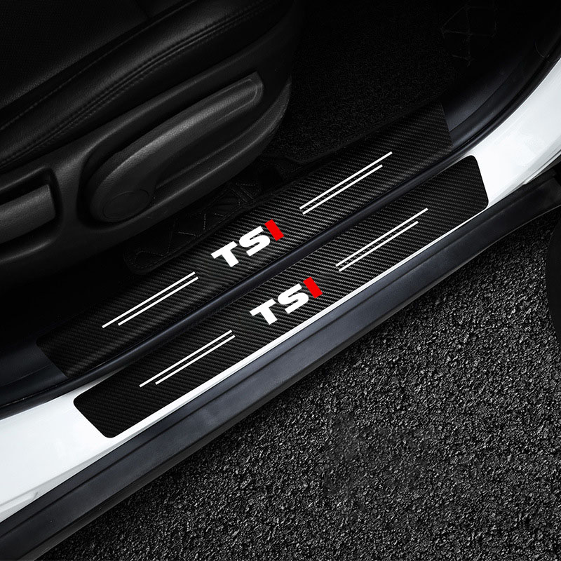 Car Door Sill Plate Protector  - Crepe Pan Carbon ulasan dan harga
